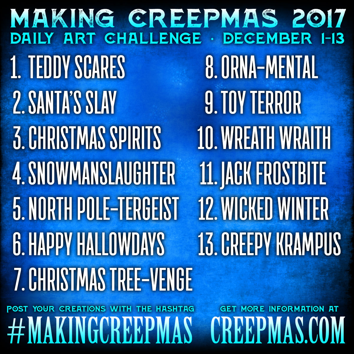 #MakingCreepmas 2017