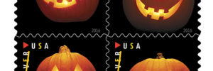 New Jack-o'-lantern Stamps