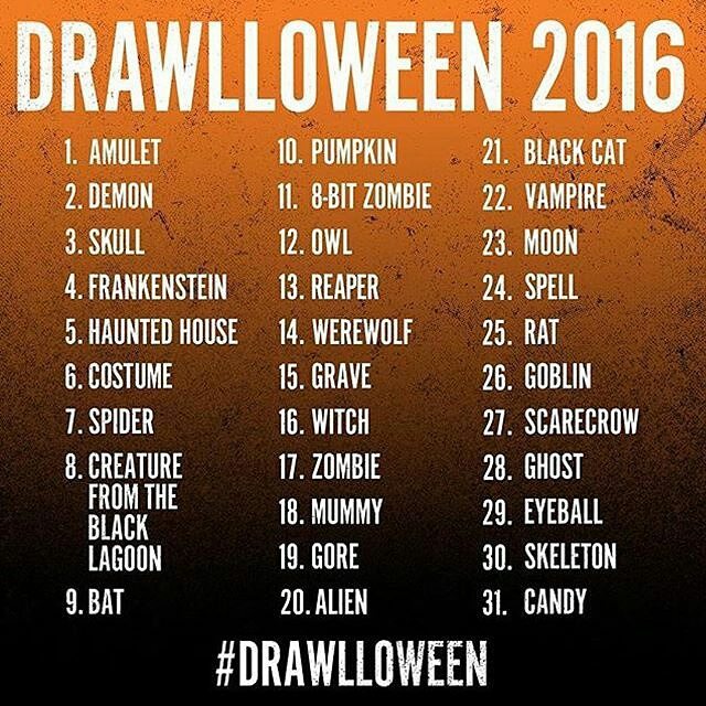 Drawlloween 2016