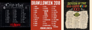 October 2018 Drawing Challenges