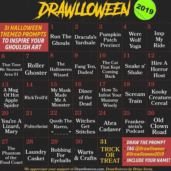 Drawlloween 2019